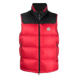 Moncler: Красный жилет 