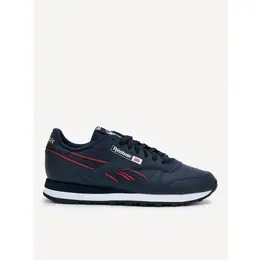 Reebok: Синие кеды  Classic Leather