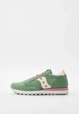 Saucony: Зелёные кроссовки 