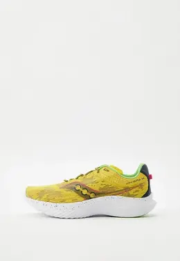 Saucony: Жёлтые кроссовки 