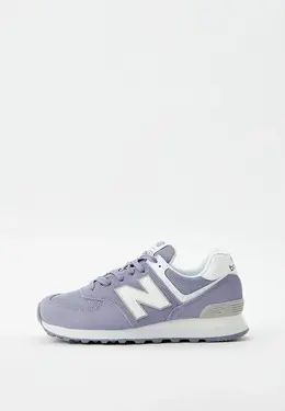 New Balance: Фиолетовые кроссовки 