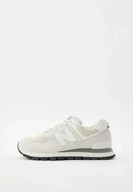 New Balance: Белые кроссовки 