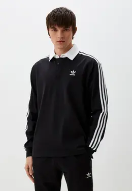 adidas Originals: Чёрное поло 