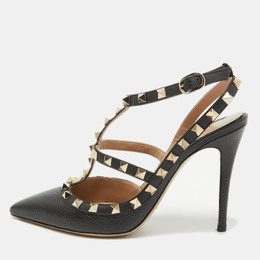 Valentino: Чёрные туфли  Rockstud