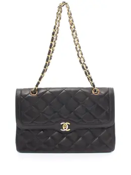 CHANEL Pre-Owned: Чёрная сумка 