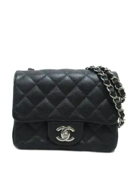 CHANEL Pre-Owned: Чёрная сумка 