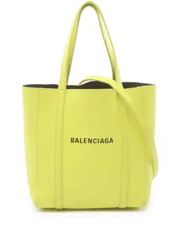 Balenciaga Pre-Owned: Жёлтая сумка-шоппер 