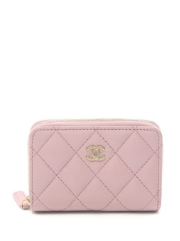 CHANEL Pre-Owned: Розовый кошелёк 