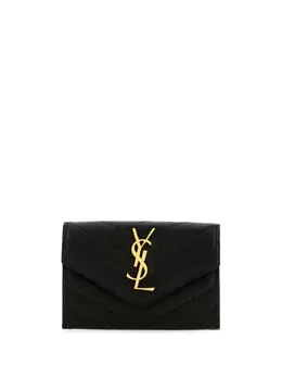 Saint Laurent: Чёрный кошелёк  Monogram Envelope