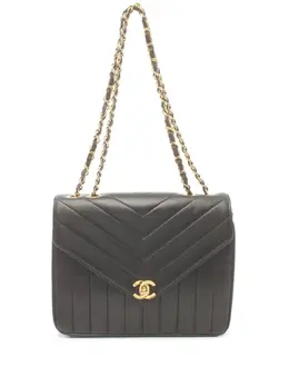 CHANEL Pre-Owned: Чёрная сумка 