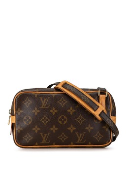 Louis Vuitton Pre-Owned: Коричневая сумка через плечо 