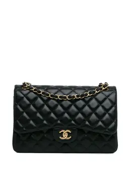 CHANEL Pre-Owned: Чёрная сумка 