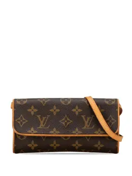 Louis Vuitton Pre-Owned: Коричневая сумка через плечо 