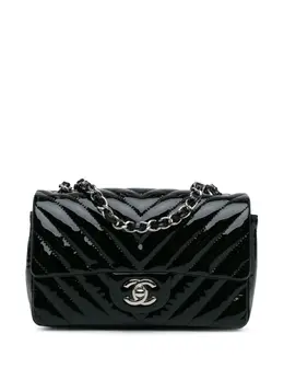 CHANEL Pre-Owned: Чёрная сумка через плечо 