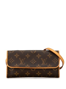 Louis Vuitton Pre-Owned: Коричневая сумка через плечо 