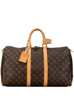 Louis Vuitton Pre-Owned: Коричневая сумка 