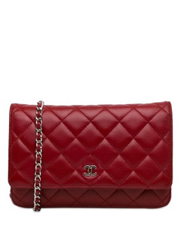 CHANEL Pre-Owned: Красный кошелёк 