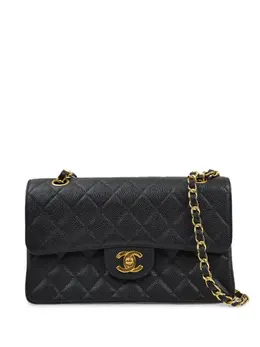 CHANEL Pre-Owned: Чёрная сумка 