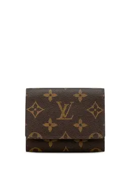 Louis Vuitton Pre-Owned: Коричневый картхолдер 