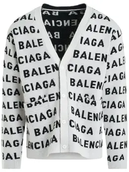 Balenciaga: Трикотажный кардиган 