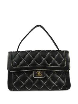 CHANEL Pre-Owned: Чёрная сумка 