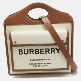 Burberry: Бежевая сумка  Pocket