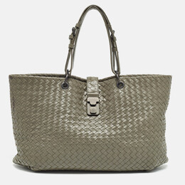 Bottega Veneta: Кожаные брюки  Intrecciato