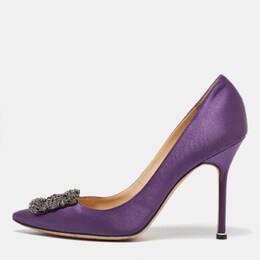 Manolo Blahnik: Фиолетовые туфли  Hangisi