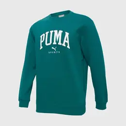 PUMA: Зелёный свитшот 