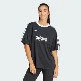 adidas: Чёрная футболка 