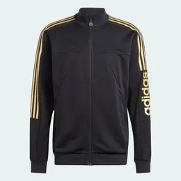 adidas: Чёрная толстовка  Tiro