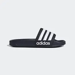 adidas: Белые шлёпанцы  Adilette