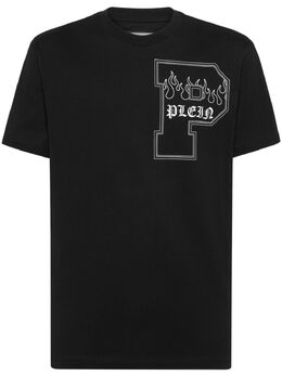 Philipp Plein: Хлопковая футболка 