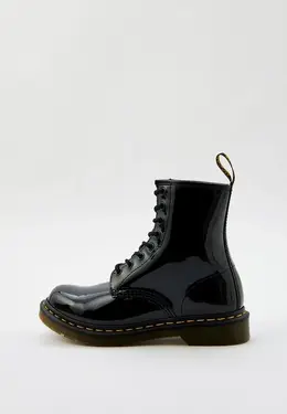 Dr. Martens: Чёрные ботинки 