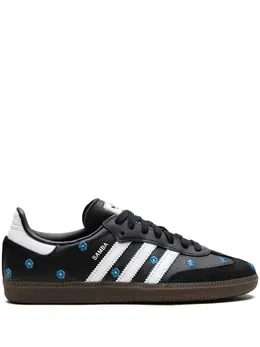 adidas: Голубые кроссовки  Samba