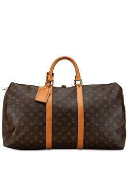 Louis Vuitton Pre-Owned: Коричневая сумка 