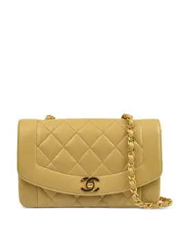 CHANEL Pre-Owned: Бежевая сумка 