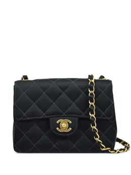 CHANEL Pre-Owned: Чёрная сумка 