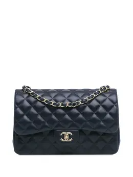 CHANEL Pre-Owned: Голубая сумка 