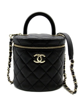 CHANEL Pre-Owned: Чёрная сумка 