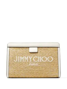 Jimmy Choo: Белый клатч 