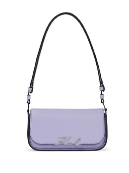 Karl Lagerfeld: Фиолетовая сумка  Signature