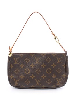 Louis Vuitton Pre-Owned: Коричневый клатч 