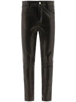 Rick Owens DRKSHDW: Чёрные брюки 