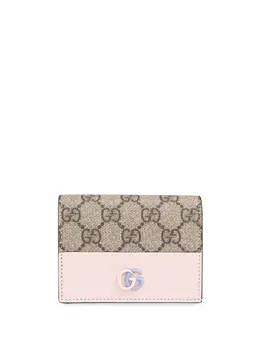 Gucci: Розовый кошелёк  GG Marmont