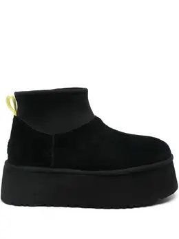 UGG: Чёрные ботинки  Classic Mini