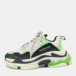 Balenciaga: Многоцветные кроссовки  Triple S