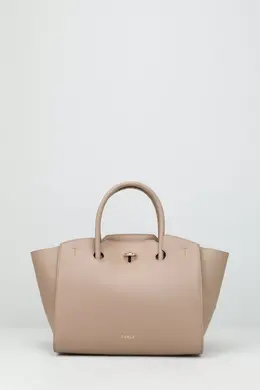 Furla: Бежевая сумка 