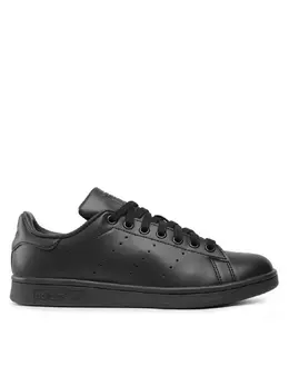 Adidas: Чёрные кеды  Stan Smith