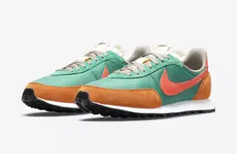 Nike: Зелёные кроссовки  Waffle Trainer 2